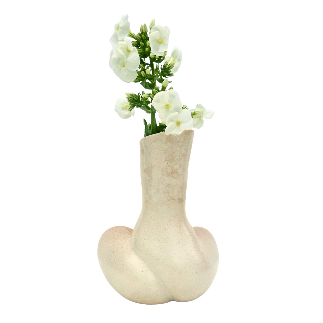 WOMAN VASE »GABRIELA« DARK SAND