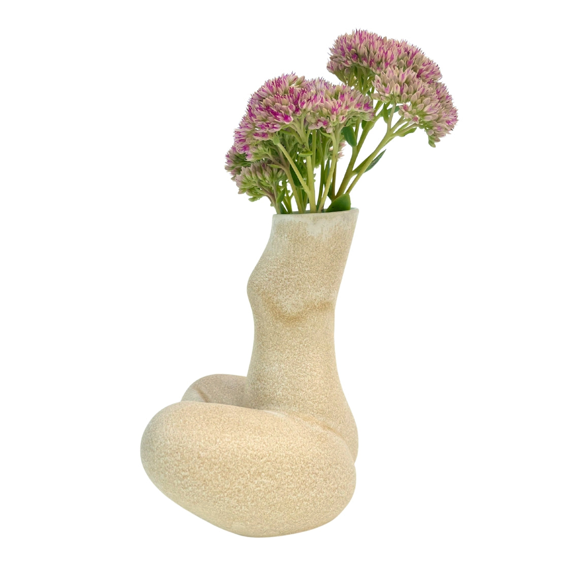 WOMAN VASE »GABRIELA« VANILLA