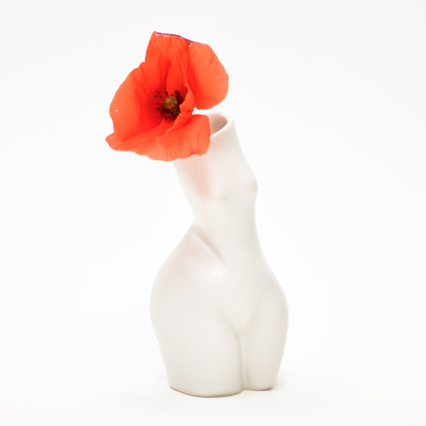 WOMAN VASE »MARILYN« WHITE