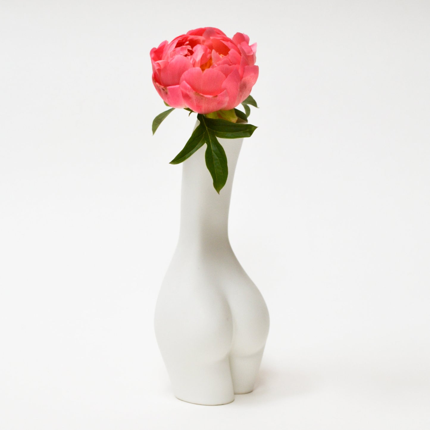 WOMAN VASE »HERBERTINE« WHITE