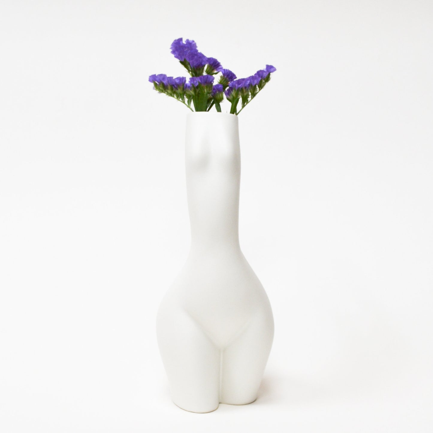 WOMAN VASE »HERBERTINE« WHITE