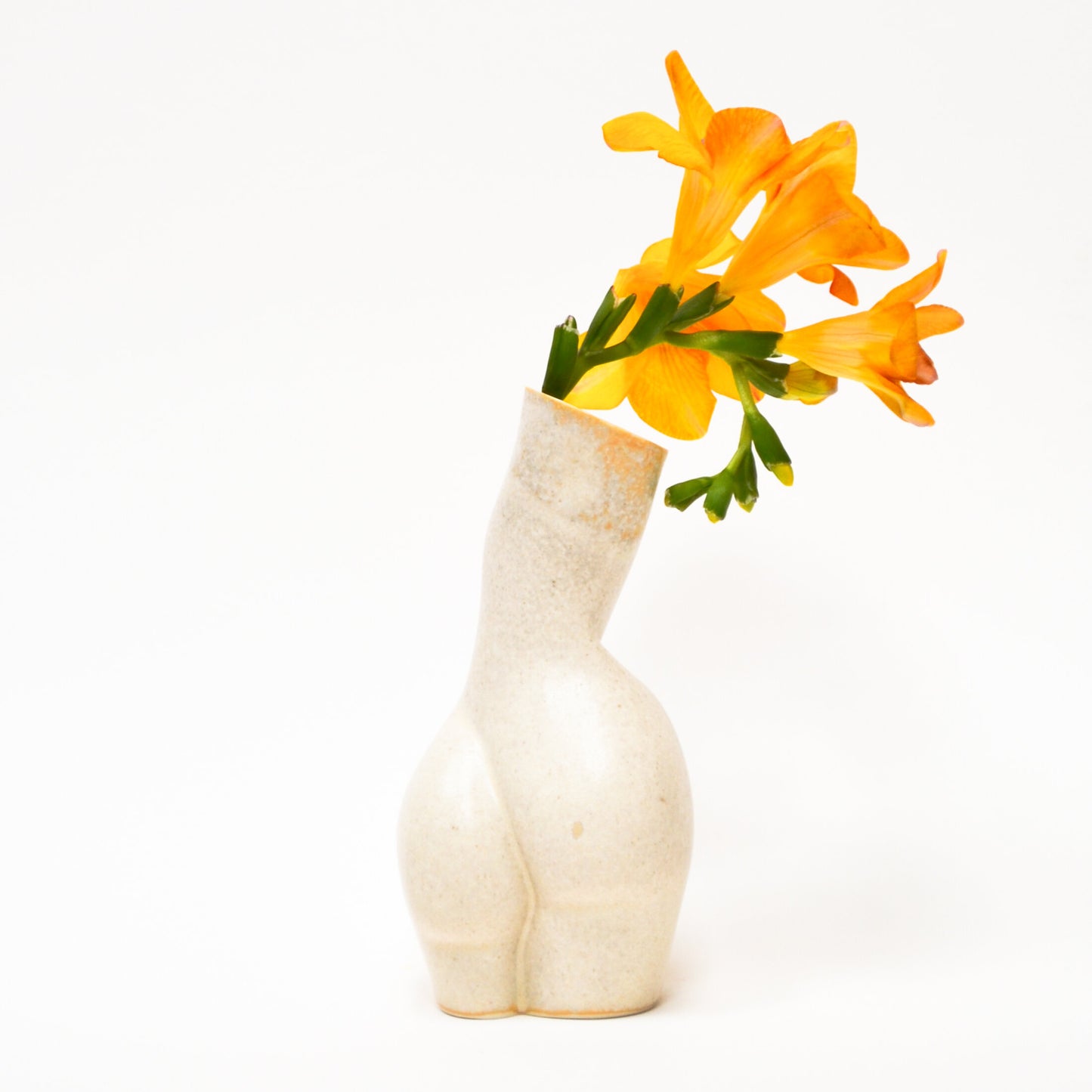WOMAN VASE »MARILYN« SAND