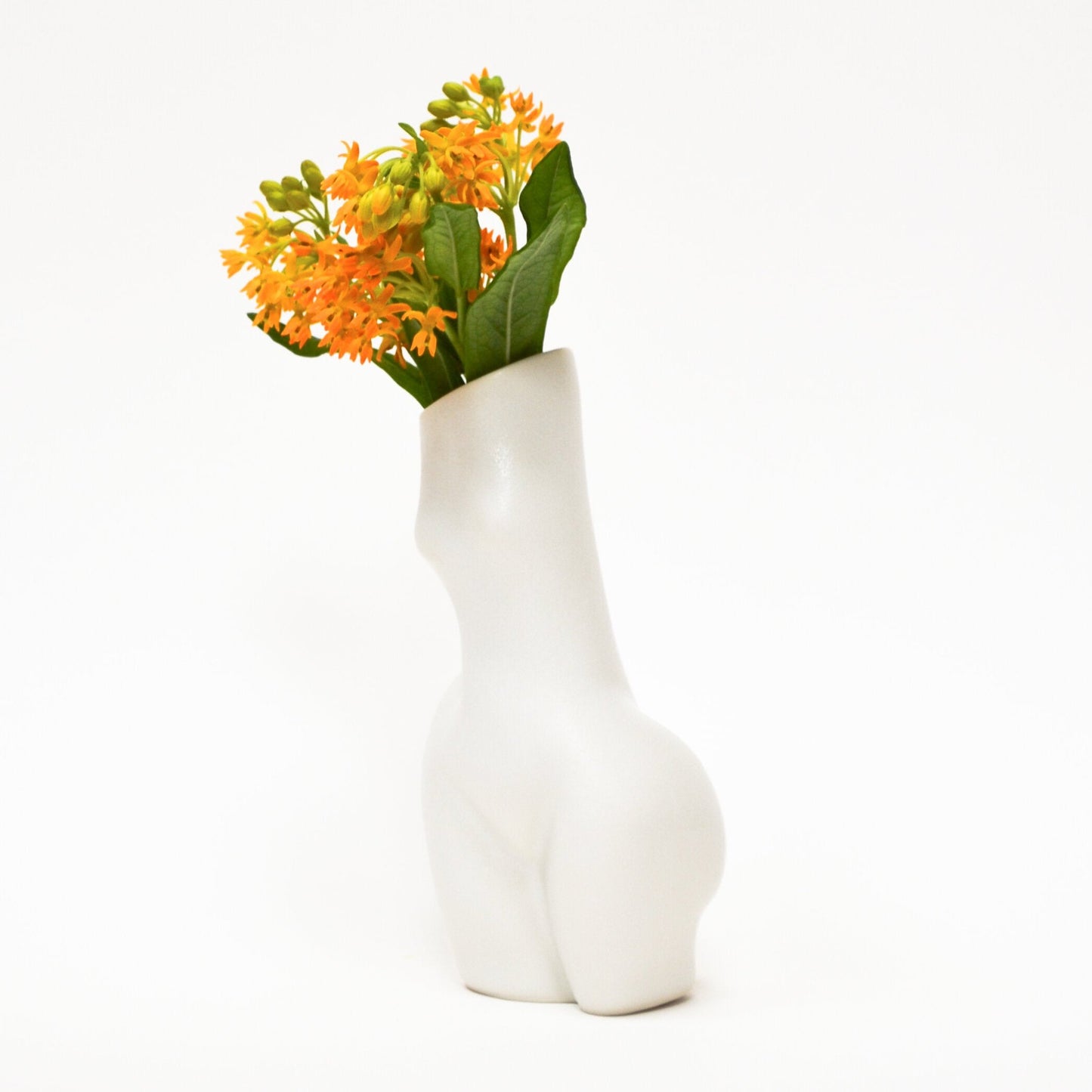 WOMAN VASE »MARILYN« WHITE