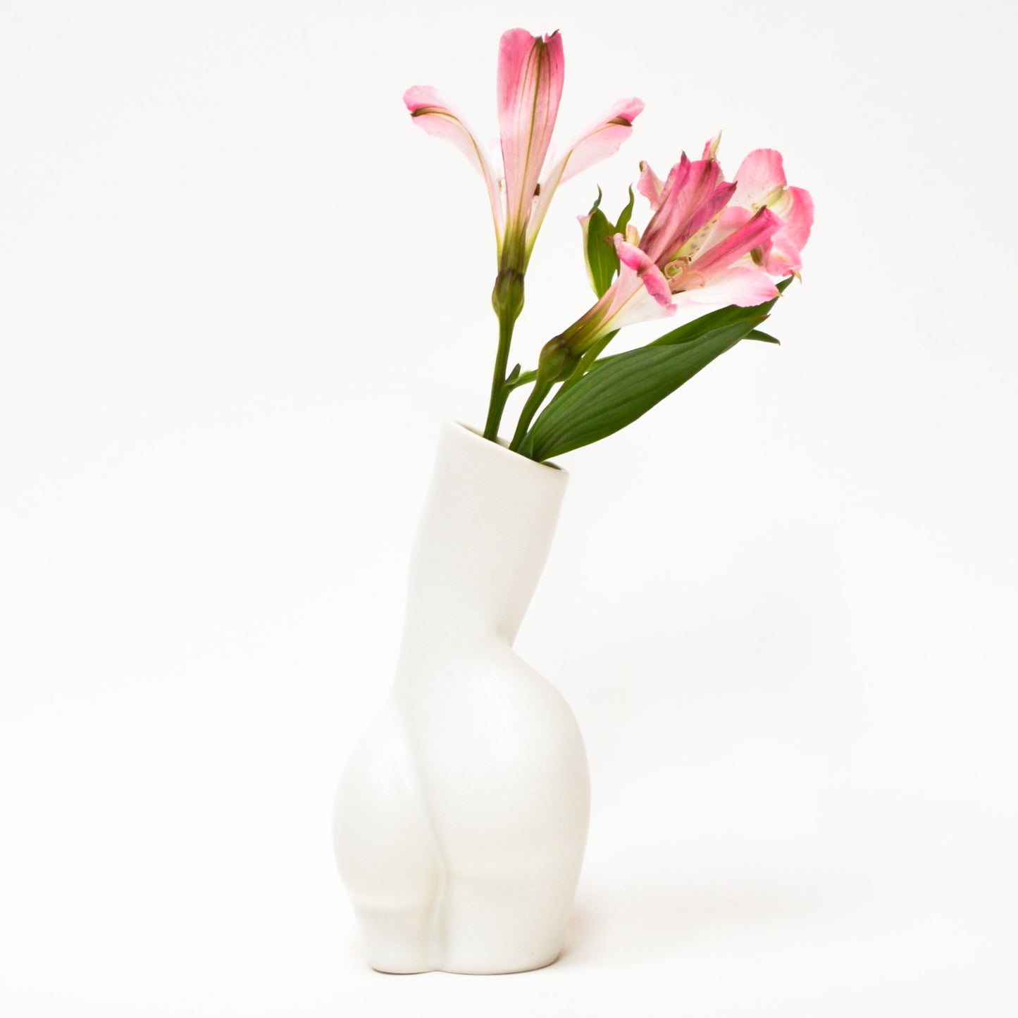 WOMAN VASE »MARILYN« WHITE