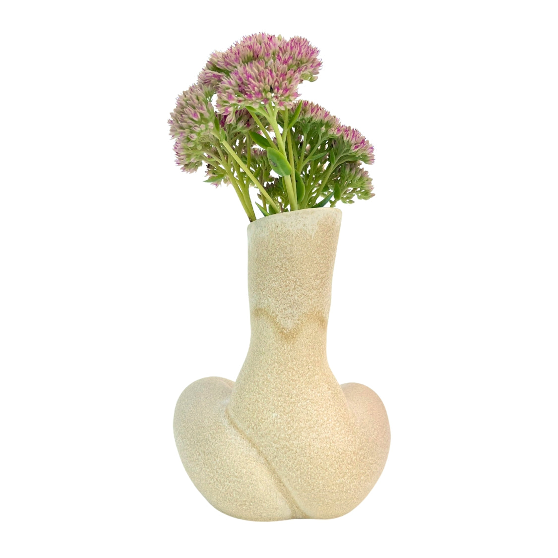 WOMAN VASE »GABRIELA« VANILLA