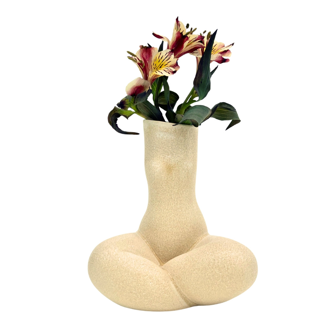 WOMAN VASE »GABRIELA« VANILLA