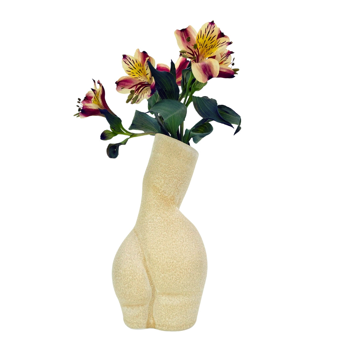 WOMAN VASE »MATHILDE« VANILLA