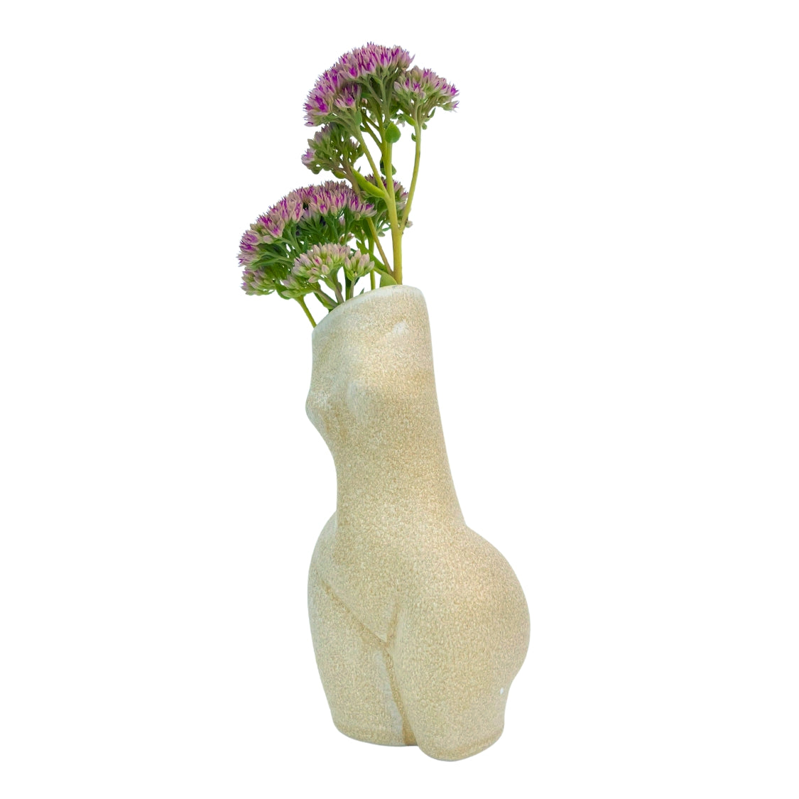 WOMAN VASE »MATHILDE« VANILLA