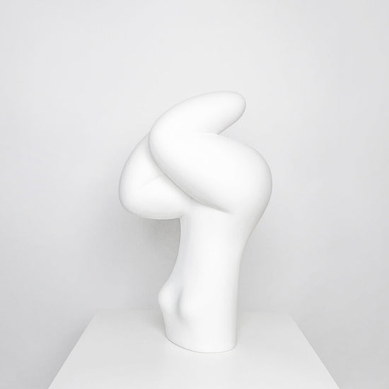 Porcelain sculpture headstand