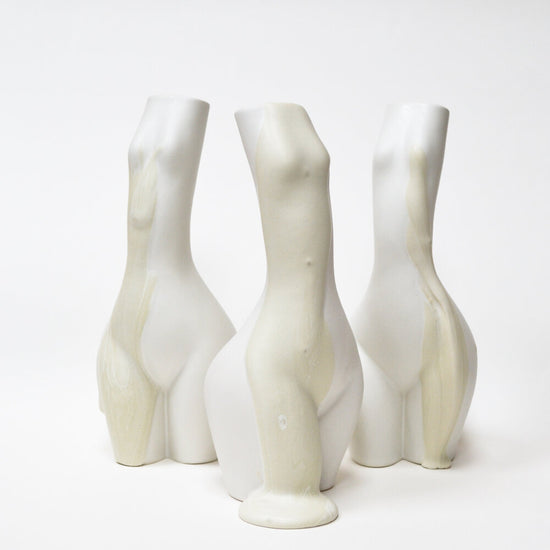 Porcelain sculpture flowing graces