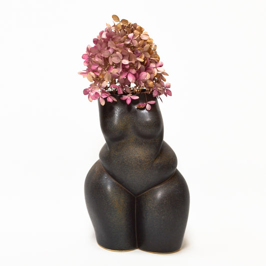WOMAN VASE »HERMINE« TERRA