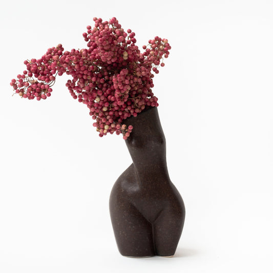 WOMAN VASE »MATHILDE« TERRA