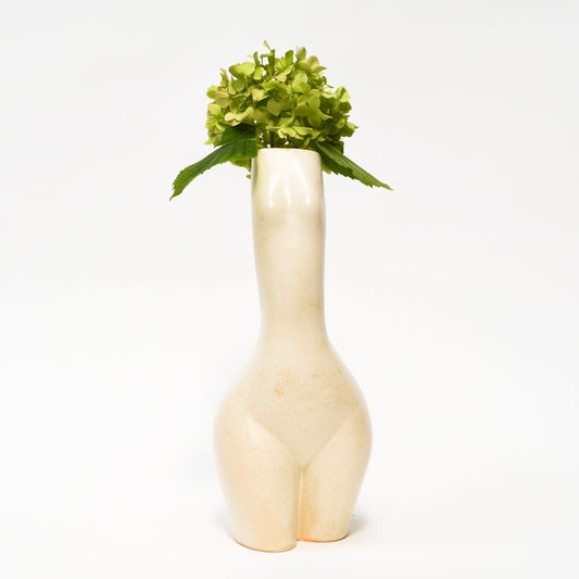 WOMAN VASE »HERBERTINE« SAND