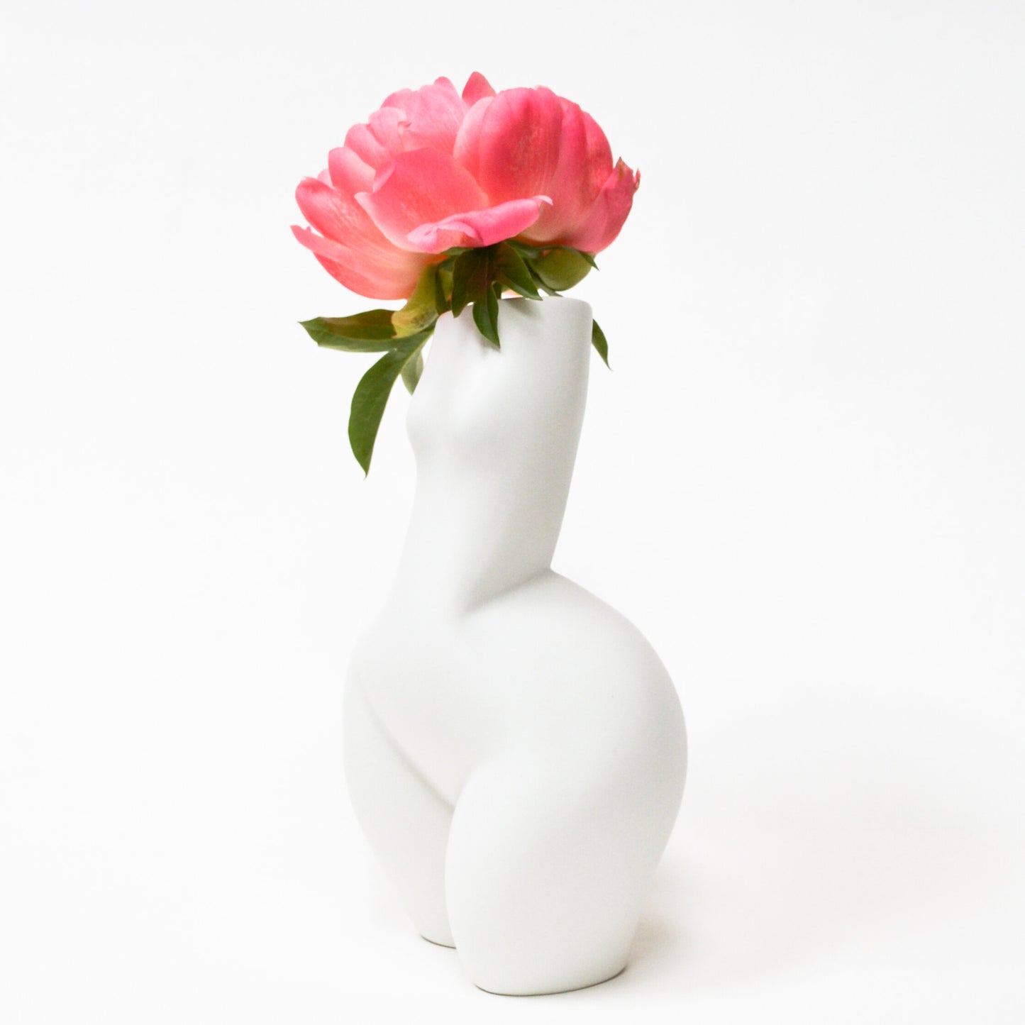 WOMAN VASE »SOPHIA« WHITE