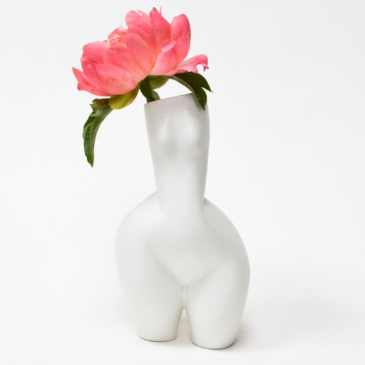 WOMAN VASE »SOPHIA« WHITE