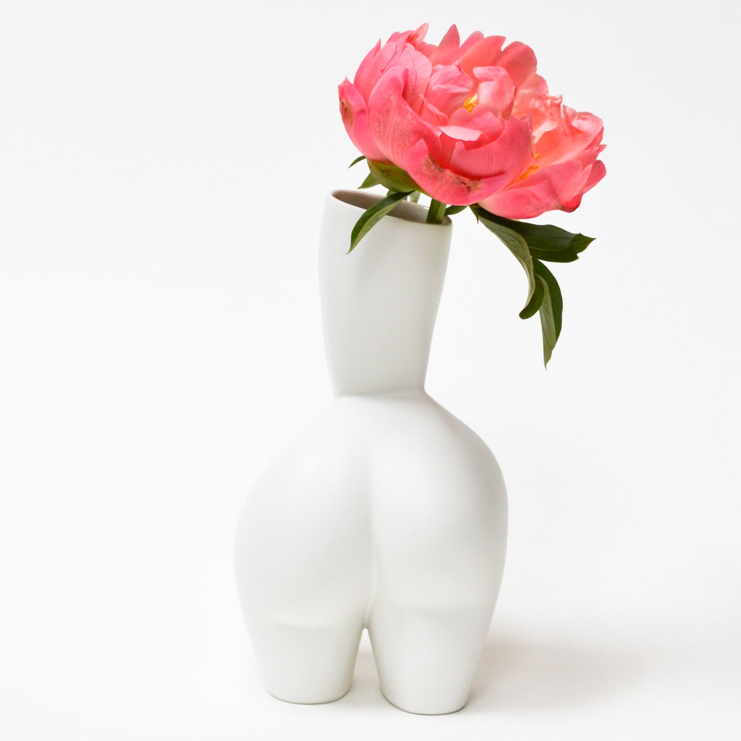 WOMAN VASE »SOPHIA« WHITE